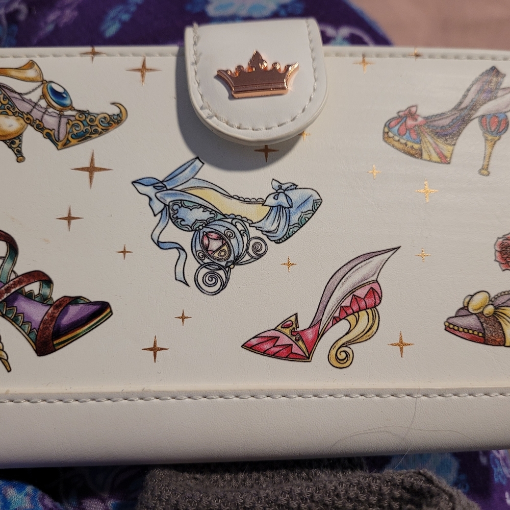 Disney Loungefly Wallet with Shoe Illustrations